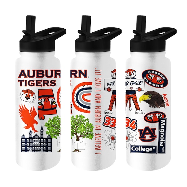 Logo Brands Auburn 34oz Native Quencher Bottle 110-S34QB-63 - main